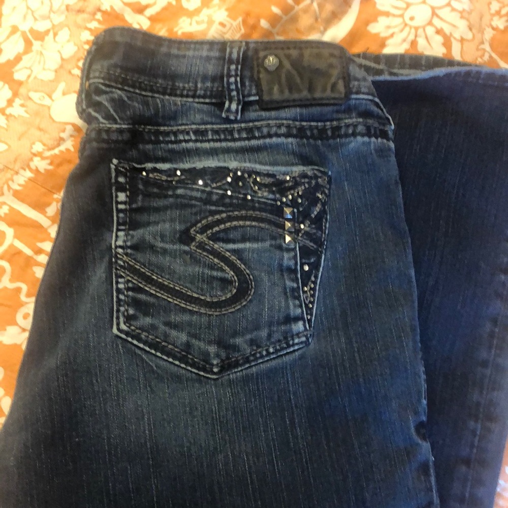 EUC Suki Silver Jeans